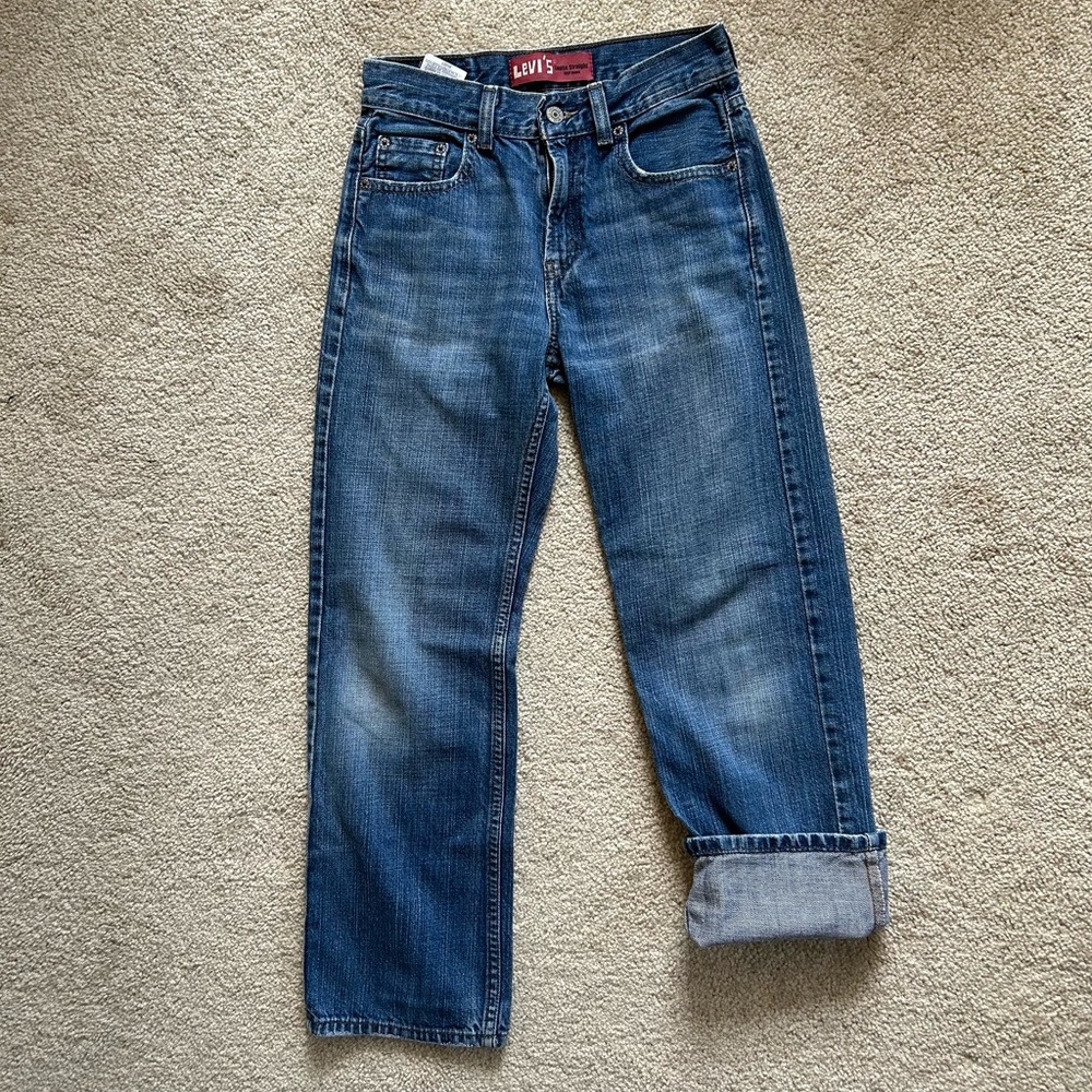Levi's Blue Boyfriend Jeans